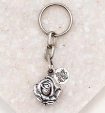 Load image into Gallery viewer, MOTHER MARY ROSE KEY  RING
