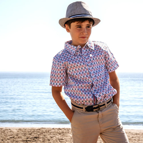 TUK TUK NAUTICAL BOY  SHIRT