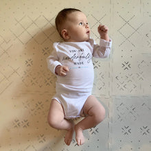 Load image into Gallery viewer, YOU ARE WONDERFULLY MADE ONESIE | MY SAINT MY HERO