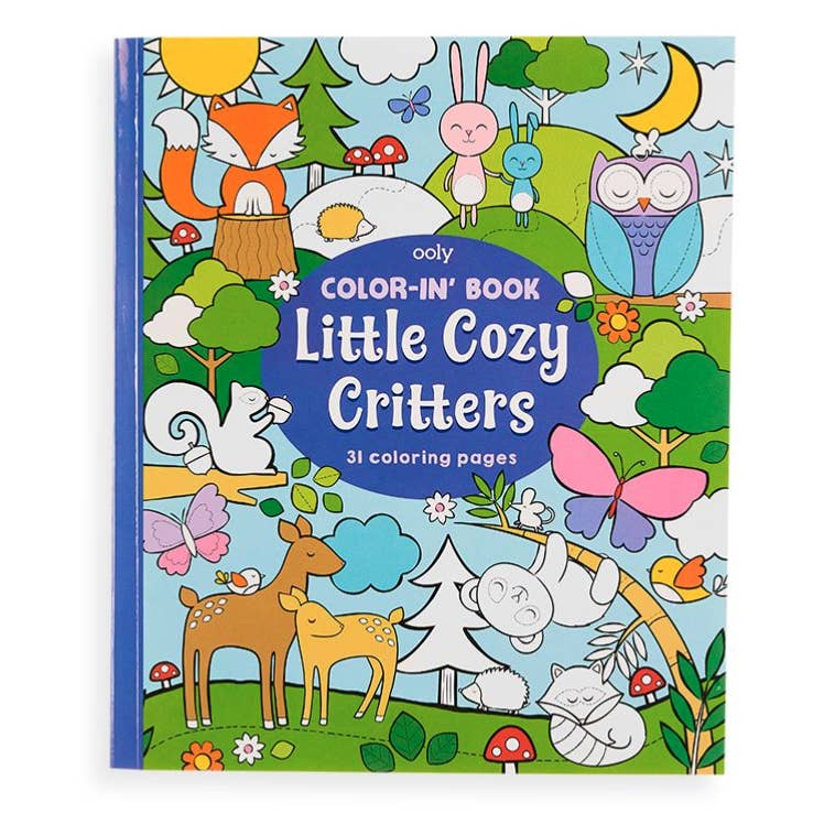 Ooly Color-In Book Little Cozy Critters