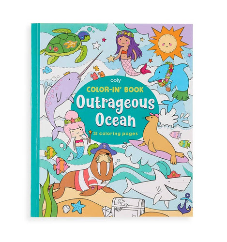 OOLY COLOR-IN BOOK: OUTRAGEOUS OCEAN
