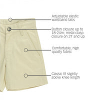Load image into Gallery viewer, KHAKI LIGHTWEIGHT CHINOS- RUFFLE BUTTS