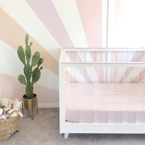 KYTE BABY CRIB SHEET BLUSH | MORE COLORS
