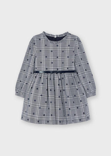 MAYORAL POLKA DOT GLITTER GIRLS DRESS