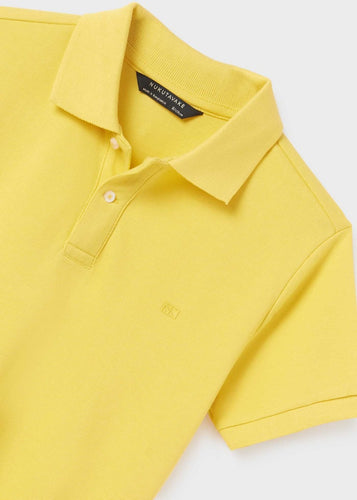 SUSTAINABLE COTTON SHORT SLEEVE POLO | MAYORAL | 890 BANANA